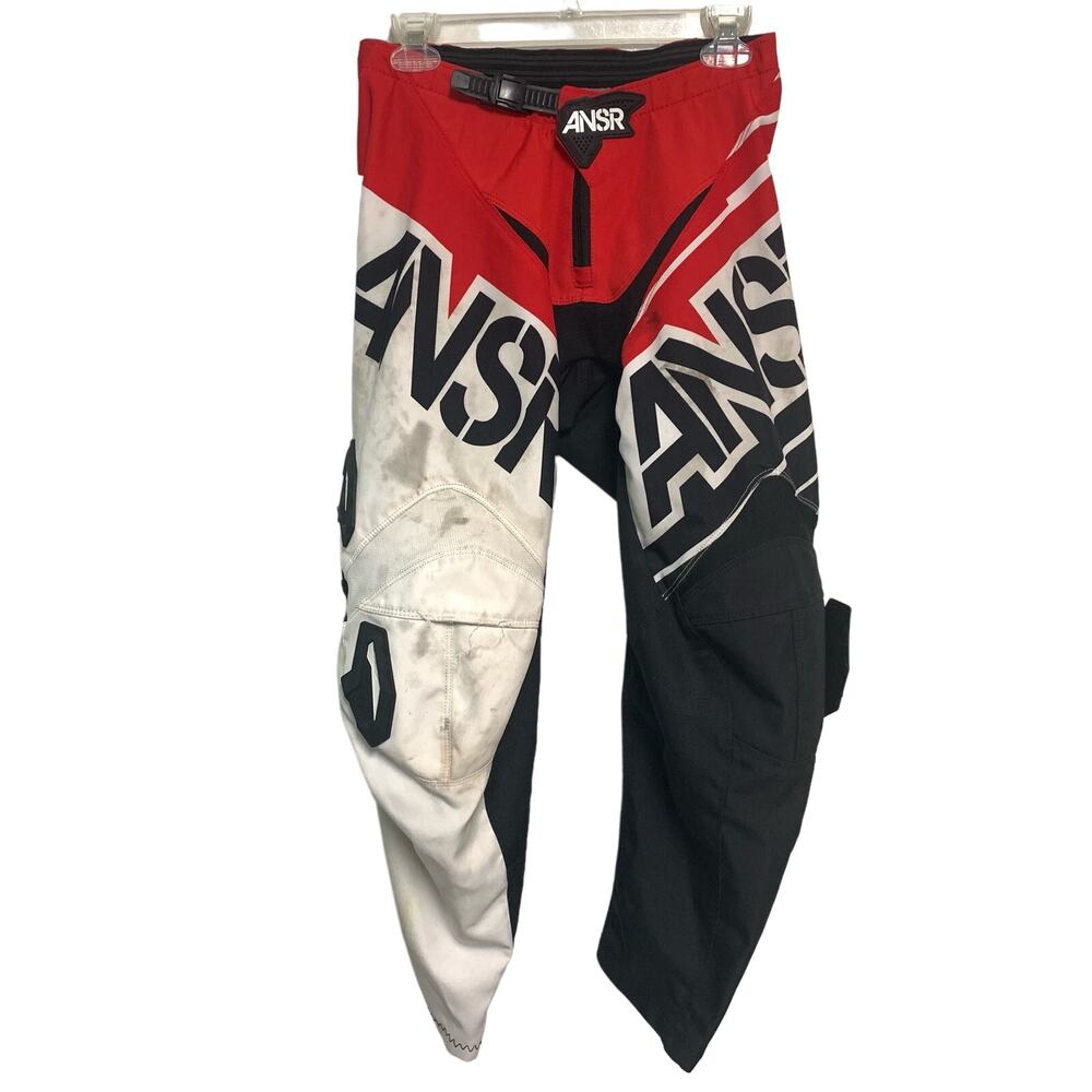 Answer Racing 2014 Red White Black Syncron Pant Size 30